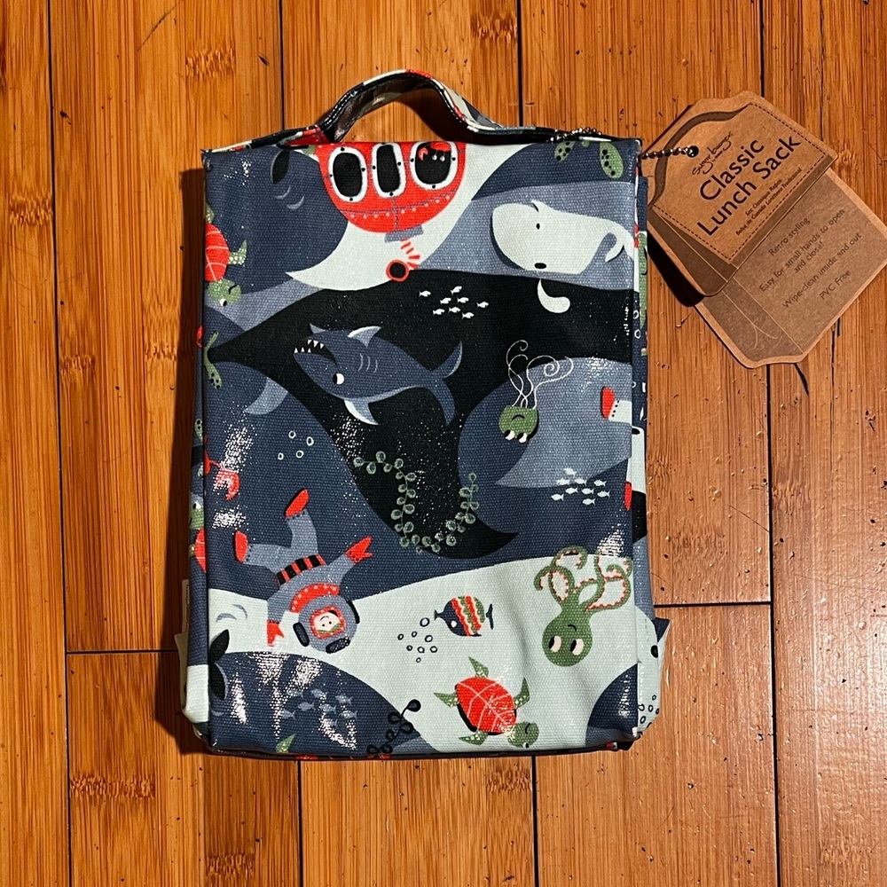 NWT Sugarbooger Classic Lunch Sack Ocean OS - Picture 7 of 12